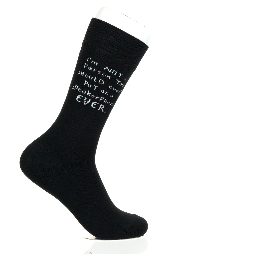 I'm Not A Person You Should Ever Put On A Speakerphone